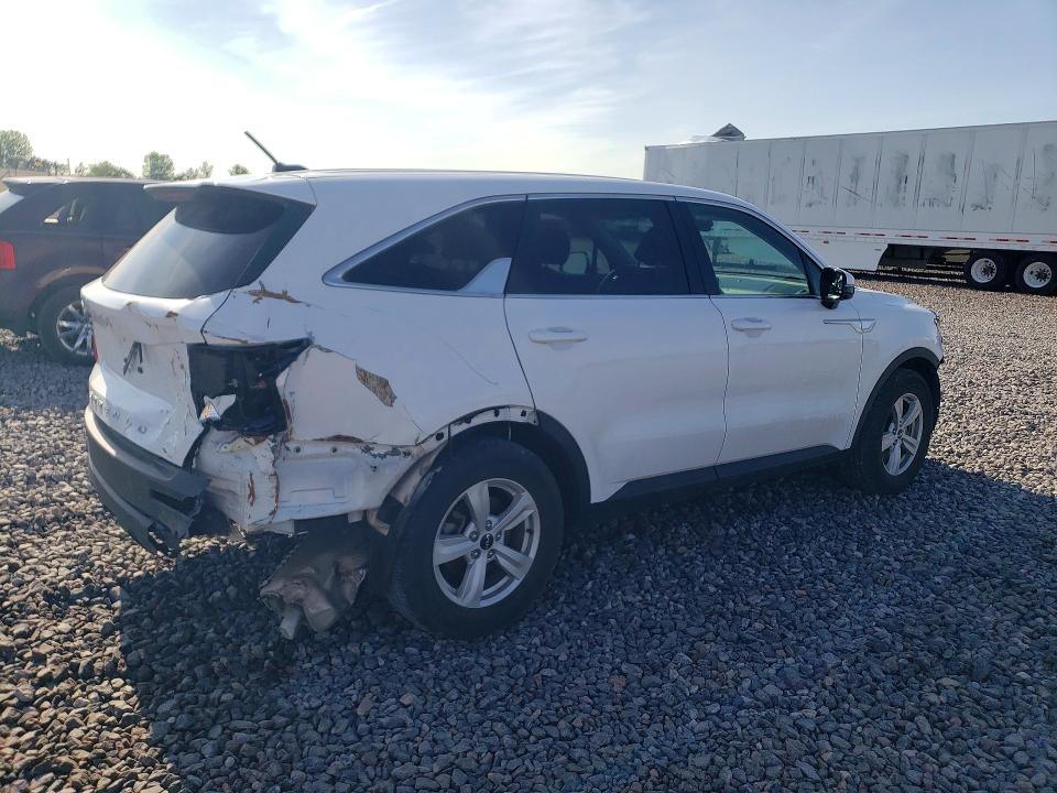 2022 Kia Sorento VIN 5XYRG4LC6NG162619 COPART salvage auction — REAR END, In - Cert Of Title-Salvage Title, sold $7,300 on 2026-07-28 (photo 3)