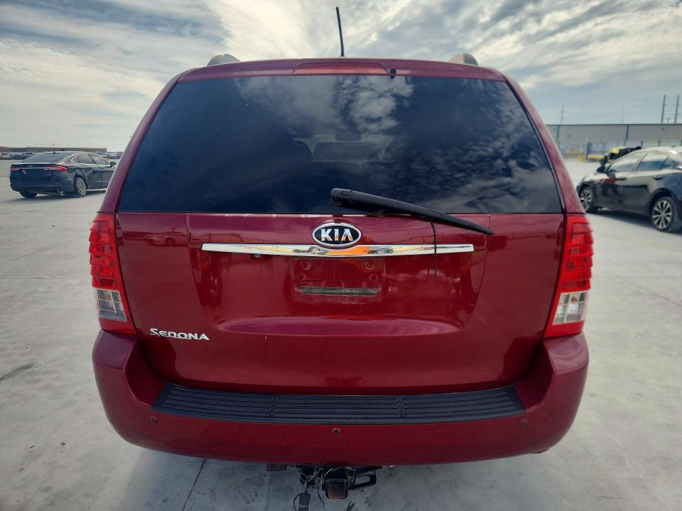 2011 Kia SEDONA VIN KNDMG4C79B6388052 COPART salvage auction — FRONT END, Tx - Salvage Vehicle Title, sold $775 on 2026-07-10 (photo 6)