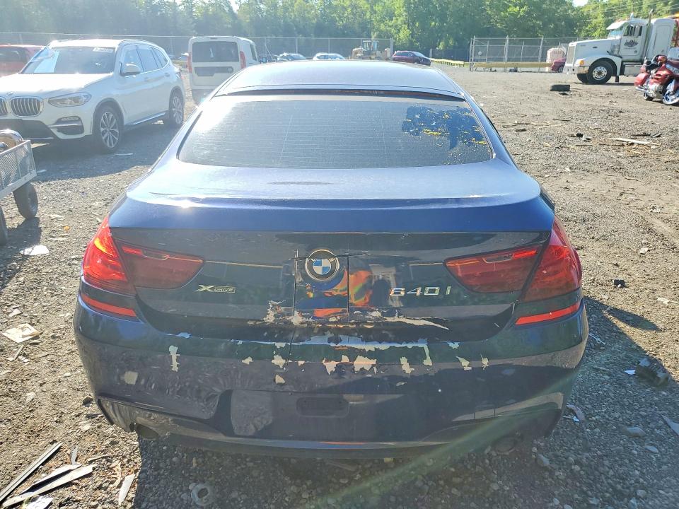 2015 BMW 6 series VIN WBA6B8C50FD453768 COPART salvage auction — BURN, Md - Cert Of Salvage > 75% Damage, sold $1,750 on 2026-07-10 (photo 6)