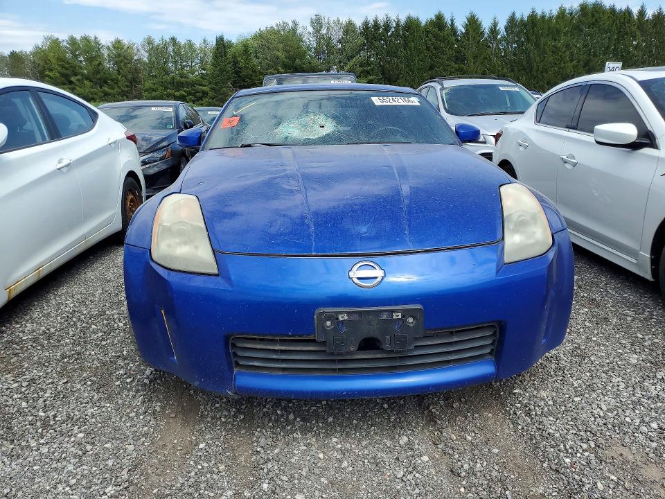 2004 Nissan 350z VIN JN1AZ34E34T062307 COPART salvage auction — FRONT END, On - Permit No Brand - Unfit, sold $275 on 2026-07-28 (photo 5)