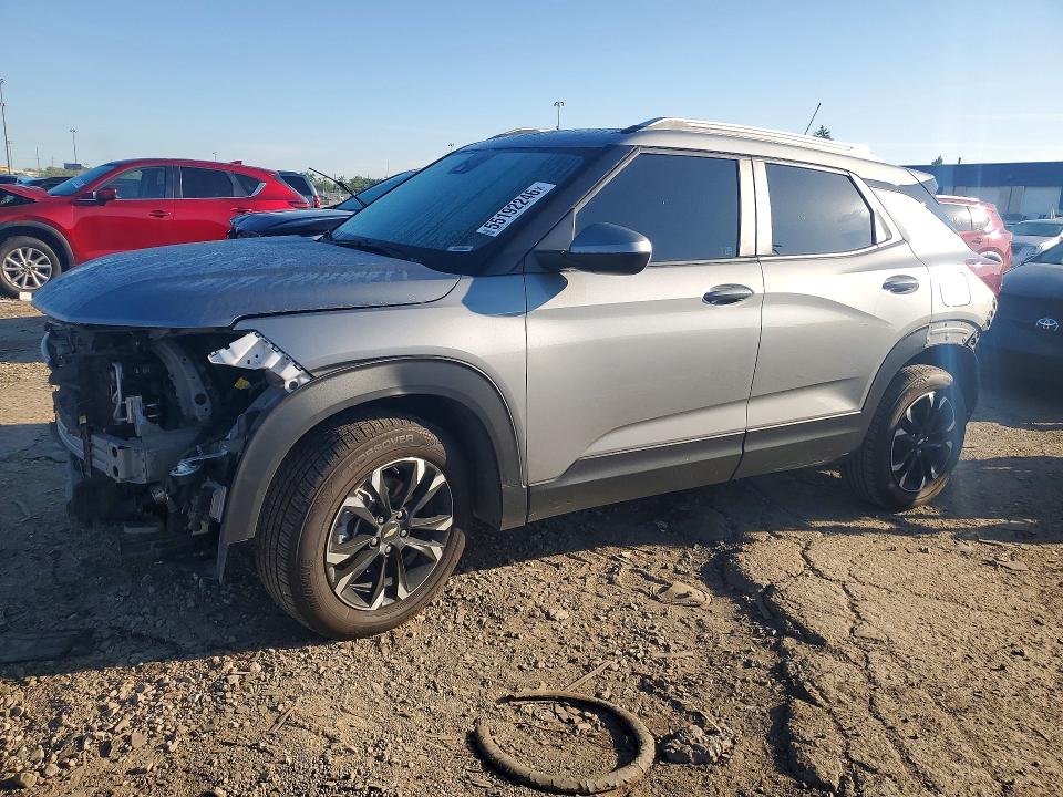 2023 Chevrolet Trailblazer VIN KL79MPSL7PB160691 COPART salvage auction — FRONT END, Mi - Scrap Certificate Of Title, sold $3,850 on 2026-07-14 (photo 1)