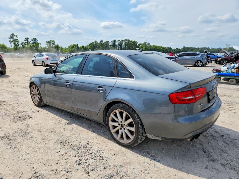 2013 Audi A4 VIN WAUEFAFL1DA060331 COPART salvage auction — FRONT END, Tx - Salvage Vehicle Title, sold $150 on 2026-07-24 (photo 2)