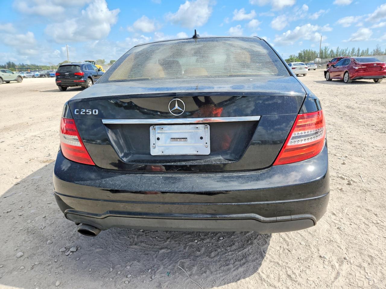 2014 Mercedes-Benz C-Class VIN WDDGF4HBXEG233768 COPART salvage auction — Front End, FL - CERT OF TITLE-REBUILT, sold $275 on 2026-06-30 (photo 6)