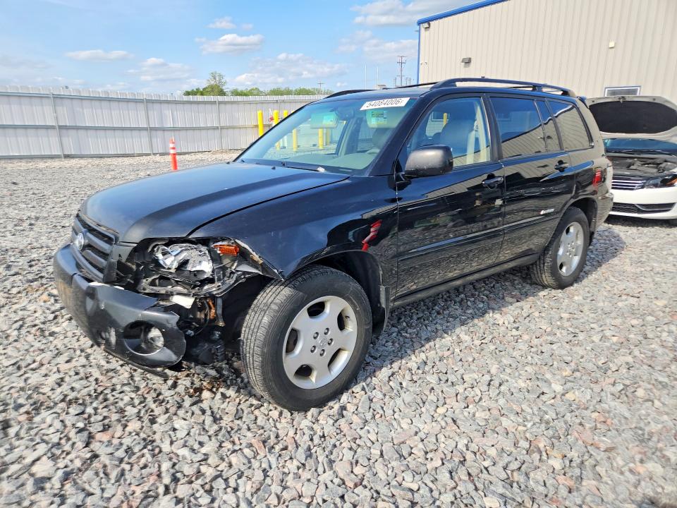 2007 Toyota Highlander VIN JTEEP21A370189995 COPART salvage auction — FRONT END, Mn - Cert Of Title-Prior Salvage, sold $925 on 2026-07-06 (photo 1)