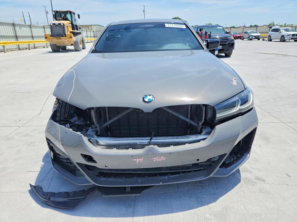2021 BMW 5er VIN WBA53BJ02MWX11996 COPART salvage auction — FRONT END, Id - Salvage Certificate Of Title, sold $17,200 on 2026-07-24 (photo 5)