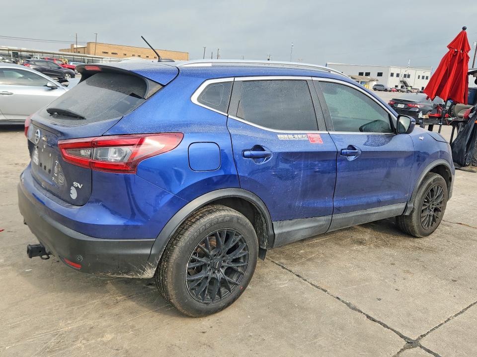 2020 Nissan Rogue VIN JN1BJ1CV2LW256910 COPART salvage auction — SIDE, Tx - Salvage Vehicle Title, sold $3,200 on 2026-07-06 (photo 3)