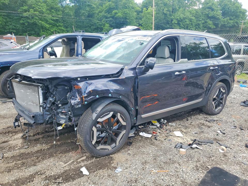 2025 Kia Telluride VIN 5XYP6DGC1SG677835 COPART salvage auction — FRONT END, Fl - Certificate Of Destruction, sold $11,400 on 2026-07-11 (photo 1)