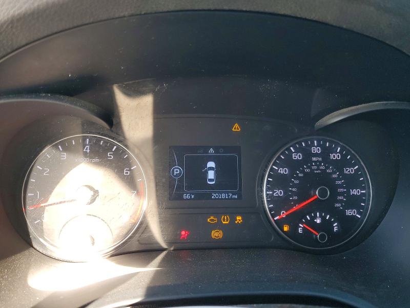 2016 Kia Optima VIN KNAGT4L30G5079487 COPART salvage auction — FRONT END, TX - SALVAGE VEHICLE TITLE, sold $675 on 2026-07-02 (photo 9)