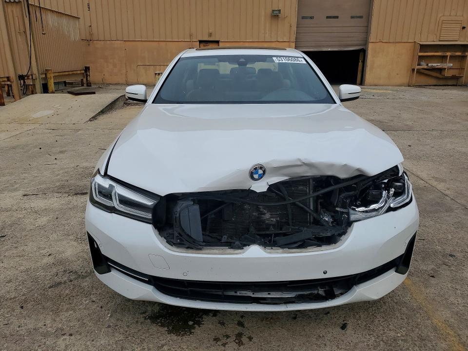 2021 BMW 5er VIN WBA53BH05MWX24490 COPART salvage auction — FRONT END, Sc - Cert Of Title-Salvage, sold $14,400 on 2026-07-10 (photo 5)