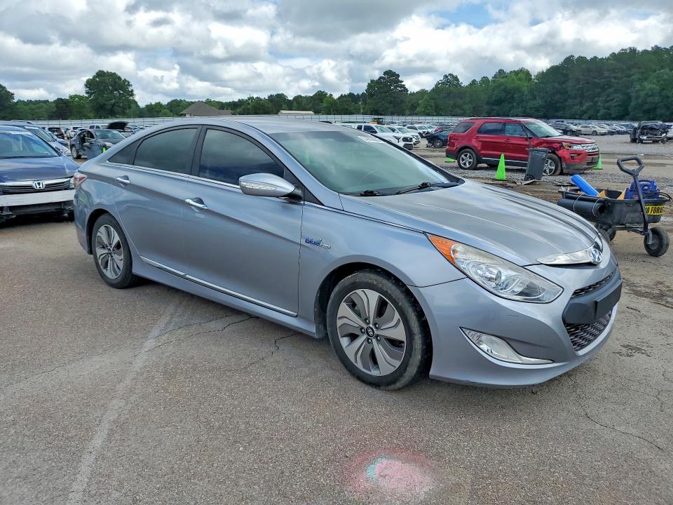 2015 Hyundai Sonata hybrid VIN KMHEC4A46FA125038 COPART salvage auction — NORMAL WEAR, MS - CERTIFICATE OF TITLE, sold $725 on 2026-07-24 (photo 4)