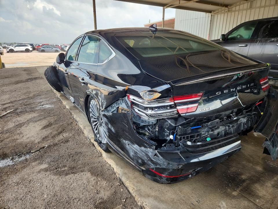 2023 Genesis G80 VIN KMTGE4S15PU006748 COPART salvage auction — FRONT END, FL - CERTIFICATE OF DESTRUCTION, sold $7,400 on 2026-07-13 (photo 2)