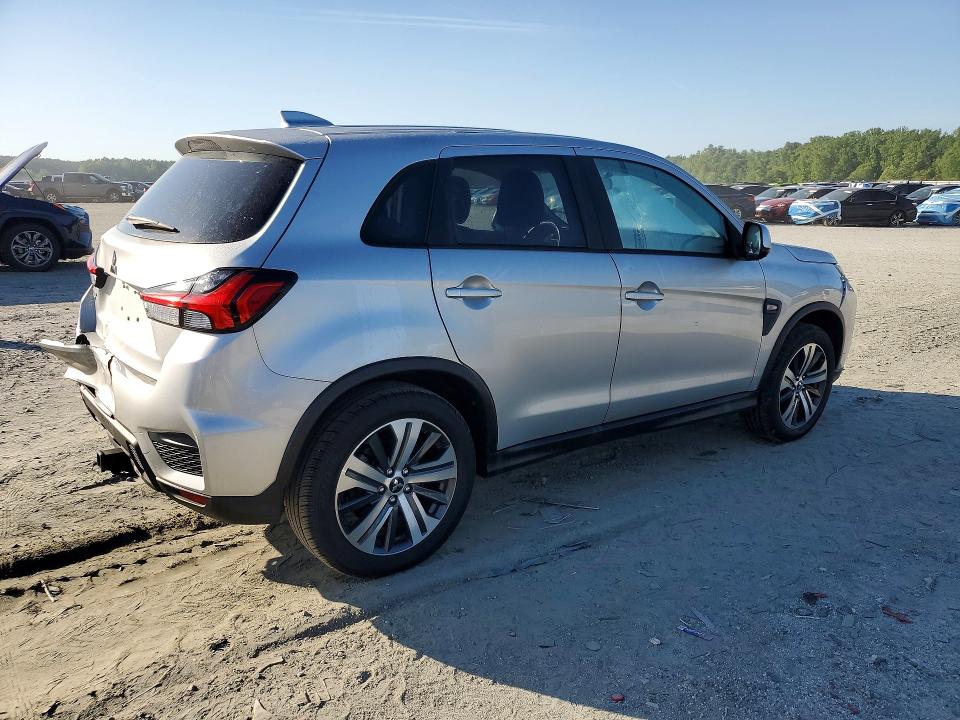 2020 Mitsubishi Outlander VIN JA4AP3AU6LU019565 COPART salvage auction — REAR END, Sc - Certificate Of Title (P), sold $5,900 on 2026-07-06 (photo 3)