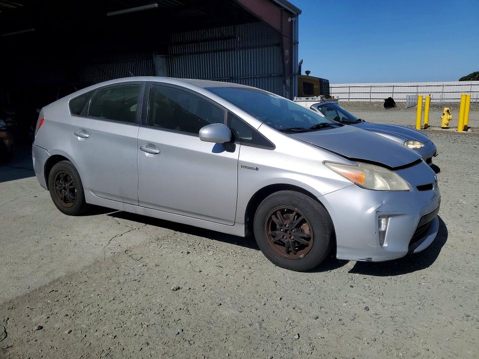 2013 Toyota Prius VIN JTDKN3DUXD5600722 COPART salvage auction — SIDE, Ca - Salvage Certificate, sold $850 on 2026-07-23 (photo 4)