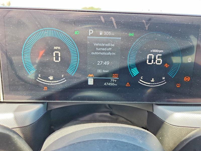 2025 Hyundai Sonata VIN KMHL64JA9SA438325 COPART salvage auction — FRONT END, LA - CERTIFICATE OF TITLE (P), sold $13,800 on 2026-07-15 (photo 9)