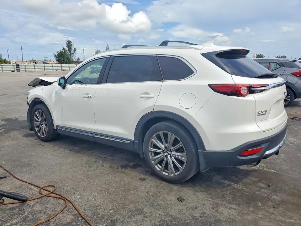 2021 Mazda VIN JM3TCBEY9M0515493 COPART salvage auction — FRONT END, Fl - Certificate Of Destruction, sold $6,300 on 2026-07-27 (photo 2)