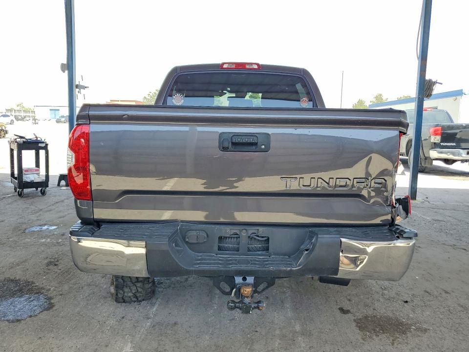 2019 Toyota Tundra VIN 5TFEM5F17KX136482 COPART salvage auction — REAR END, Tx - Salvage Vehicle Title, sold $6,900 on 2026-07-17 (photo 6)