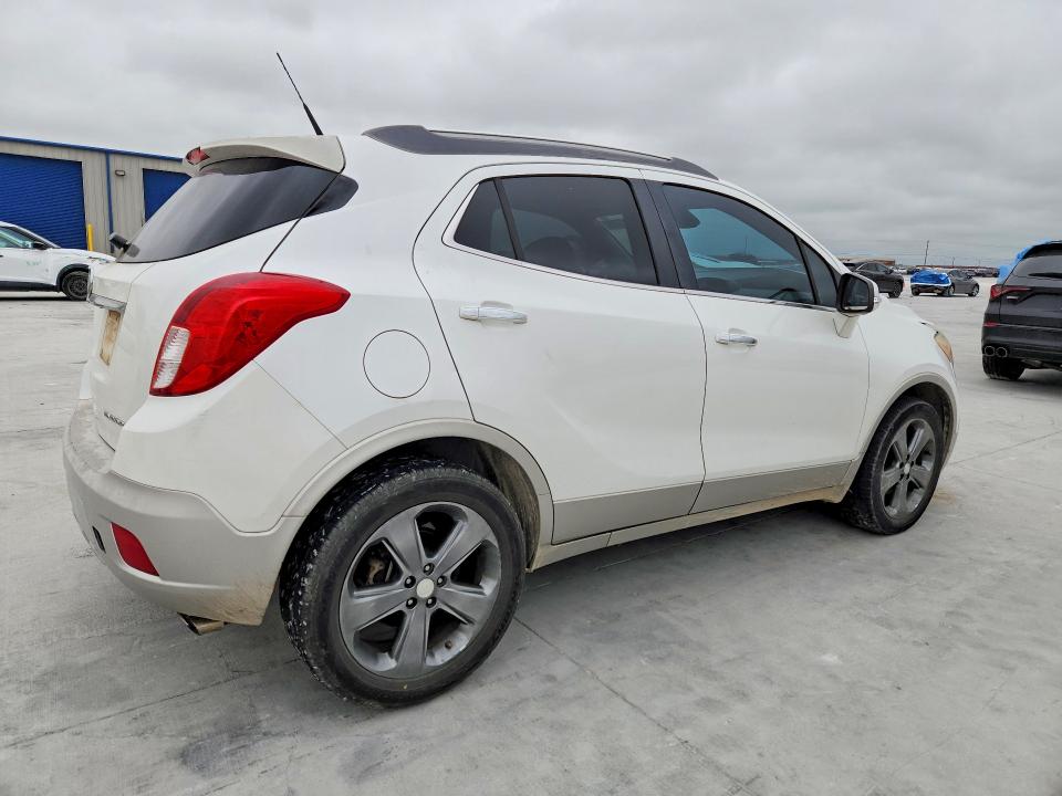 2014 Buick Encore VIN KL4CJBSB4EB736434 COPART salvage auction — FRONT END, Tx - Salvage Vehicle Title, sold $999 on 2026-07-08 (photo 3)