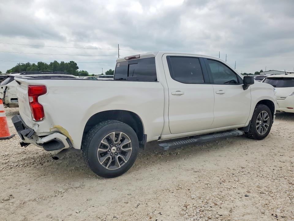 2020 Chevrolet Silverado VIN 3GCPWDED2LG125730 COPART salvage auction — REAR END, Tx - Salvage Vehicle Title, sold $15,100 on 2026-07-02 (photo 3)