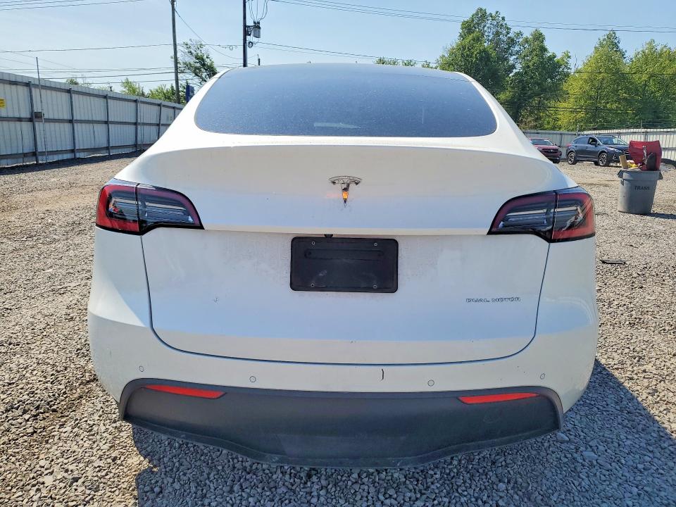 2021 Tesla Model y VIN 5YJYGAEE3MF136901 COPART salvage auction — FRONT END, NJ - CERT OF TITLE-SALVAGE, sold $10,700 on 2026-07-31 (photo 6)