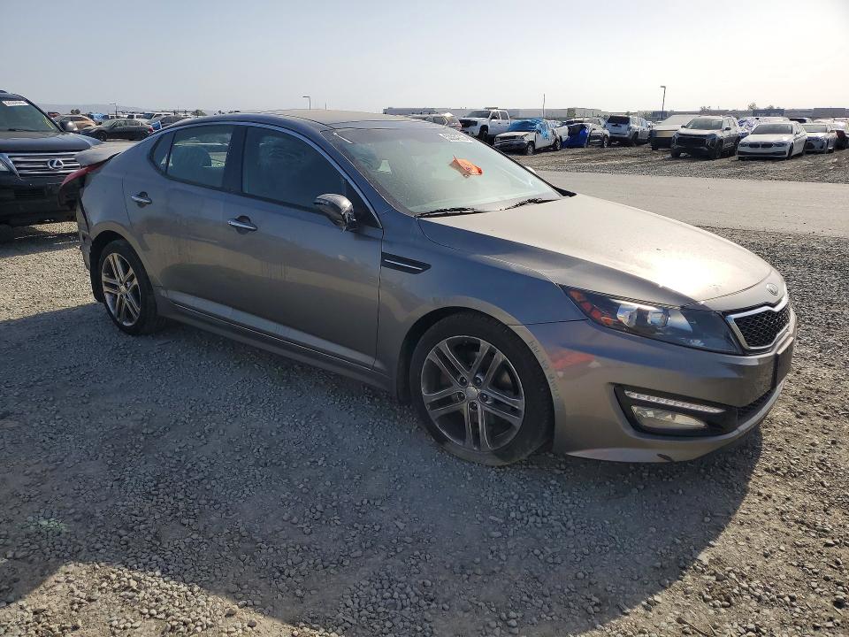 2013 Kia Optima VIN 5XXGR4A6XDG150250 COPART salvage auction — REAR END, Ca - Salvage Certificate, sold $650 on 2026-07-28 (photo 4)
