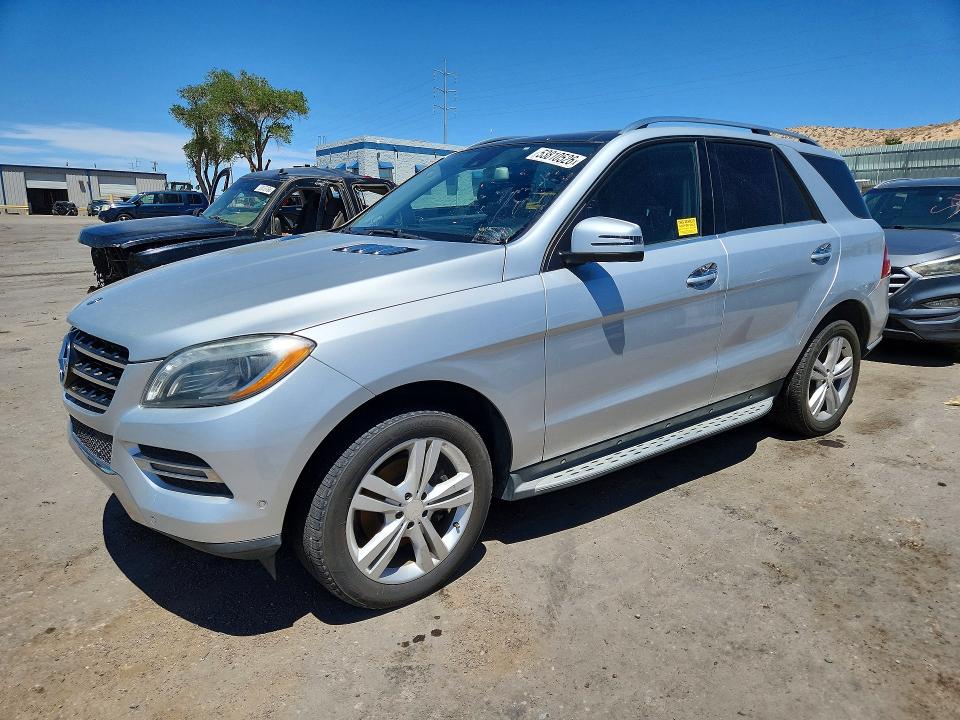 2014 Mercedes-benz Ml-class VIN 4JGDA2EB5EA289653 COPART salvage auction — NORMAL WEAR, Az - Certificate Of Title, sold $4,200 on 2026-08-13 (photo 1)