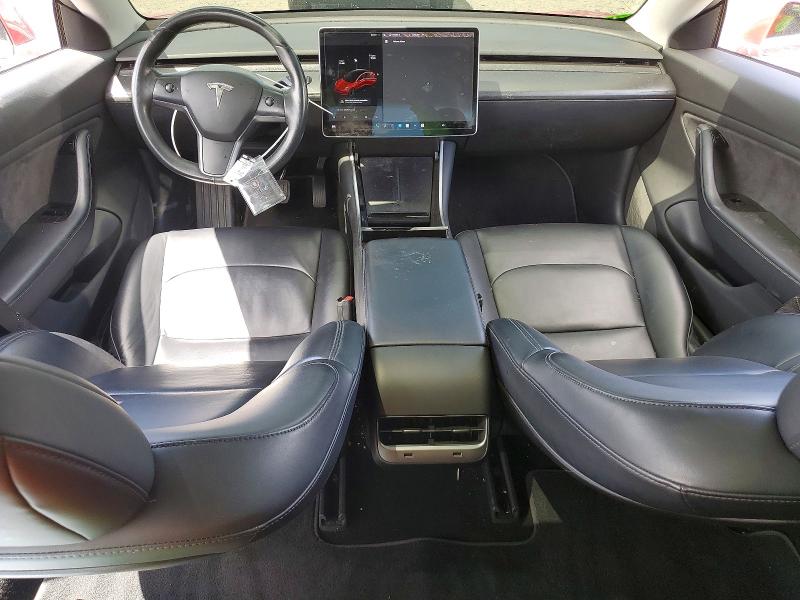 2018 Tesla Model 3 VIN 5YJ3E1EA0JF008849 COPART salvage auction — FRONT END, CA - SALVAGE CERTIFICATE, sold $5,900 on 2026-07-07 (photo 8)