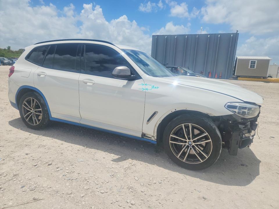 2018 BMW X3 VIN 5UXTS3C58J0Y98069 COPART salvage auction — FRONT END, Fl - Cert Of Title Slvg Rebuildable, sold $12,800 on 2026-07-14 (photo 4)