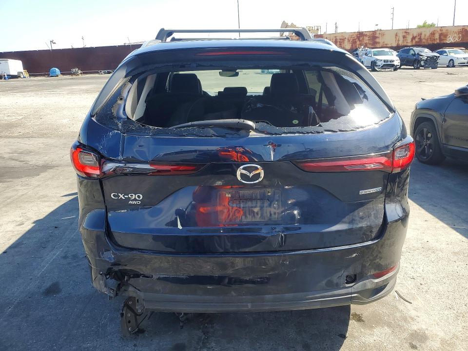 2024 Mazda Cx-90 VIN JM3KKBHA7R1159687 COPART salvage auction — REAR END, Ca - Salvage Certificate, sold $12,700 on 2026-07-08 (photo 6)