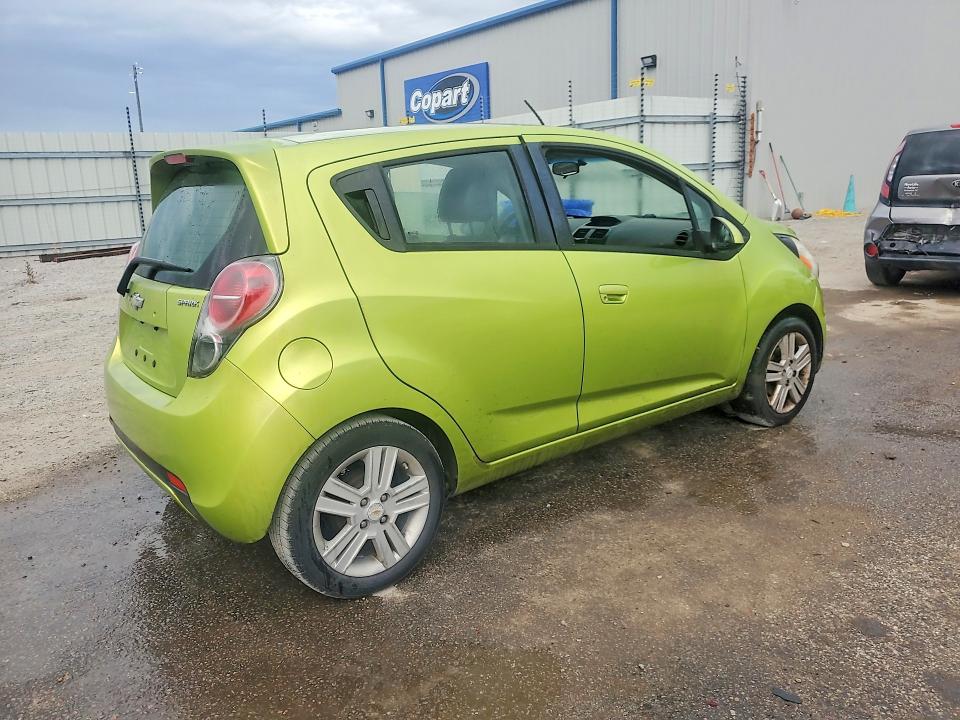 2013 Chevrolet Spark VIN KL8CD6S96DC627590 COPART salvage auction — FRONT END, Sc - Cert Of Title-Salvage, sold $450 on 2026-07-27 (photo 3)