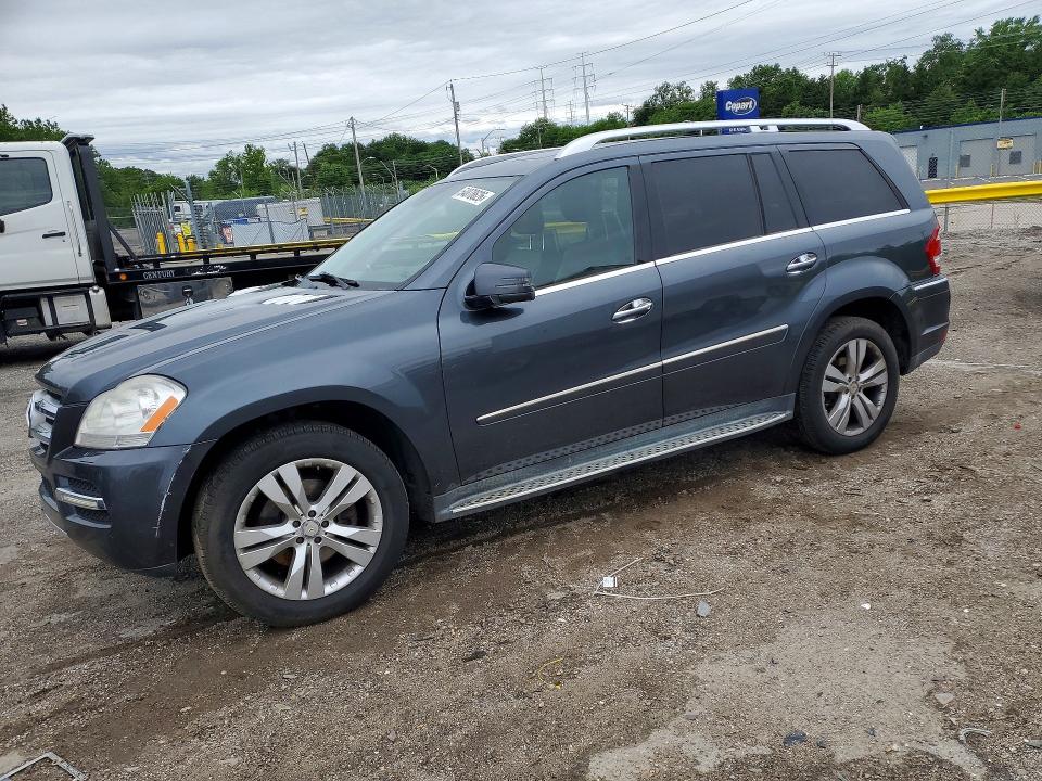 2012 Mercedes-benz Gl-klasse VIN 4JGBF7BEXCA797649 COPART salvage auction — FRONT END, Md - Cert Of Salvage > 75% Damage, sold $875 on 2026-07-02 (photo 1)