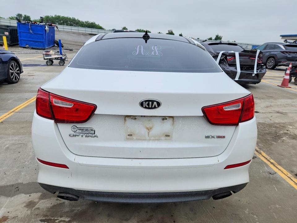 2015 Kia Optima VIN 5XXGN4A7XFG513654 COPART salvage auction — FRONT END, Ky - Cert Of Title-Salvage, sold $775 on 2026-07-30 (photo 6)