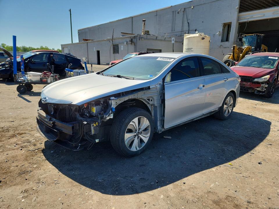 2013 Hyundai Sonata VIN KMHEC4A47DA098283 COPART salvage auction — FRONT END, Va - Cert Of Title - Salvage, sold $850 on 2026-07-29 (photo 1)