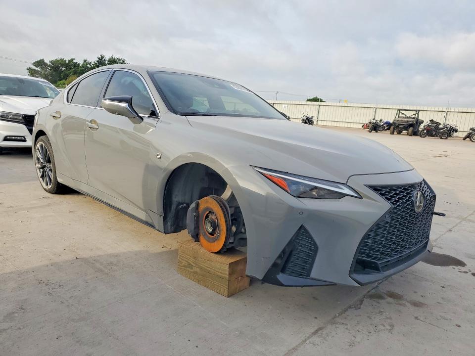 2024 Lexus Is VIN JTHGZ1E22R5036257 COPART salvage auction — UNDERCARRIAGE, Tx - Salvage Vehicle Title, sold $23,800 on 2026-07-02 (photo 4)