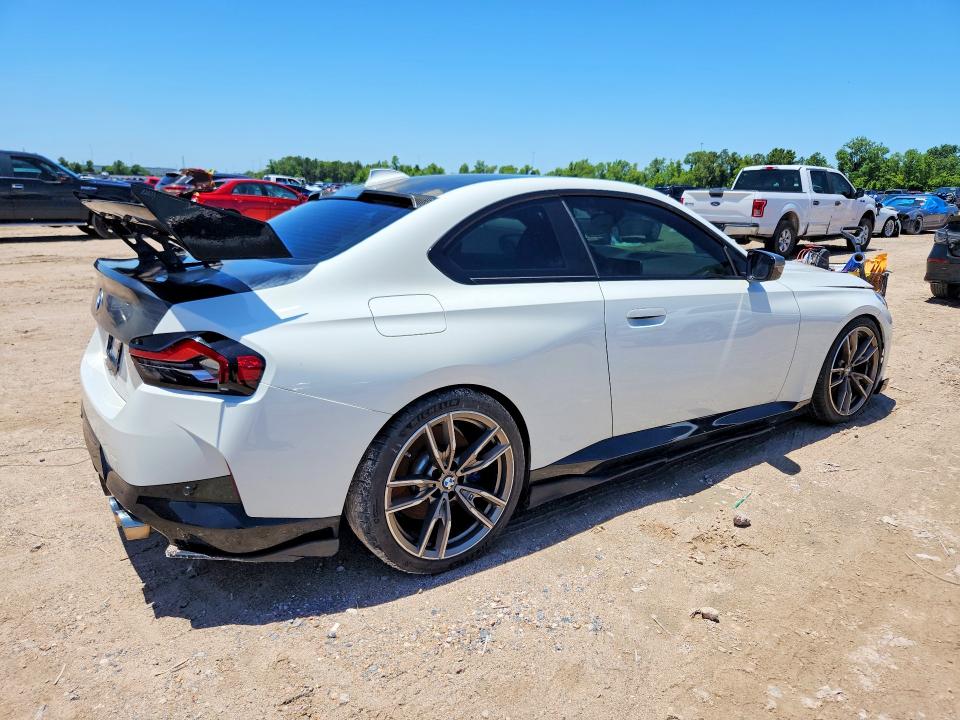 2022 BMW M240i VIN 3MW53CM08N8C38780 COPART salvage auction — FRONT END, Nc - Salvage Certificate Of Title, sold $22,700 on 2026-07-28 (photo 3)