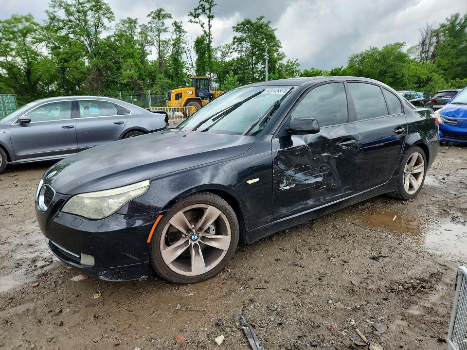2008 BMW 5 series VIN WBANU53538CT10519 COPART salvage auction — SIDE, MD - PARTS ONLY-NO TITLE LETTER, sold $425 on 2026-07-14 (photo 1)