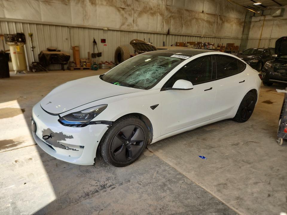2023 Tesla VIN 5YJ3E1EA1PF435160 COPART salvage auction — FRONT END, Wv - Certificate Of Title, sold $9,800 on 2026-07-02 (photo 1)