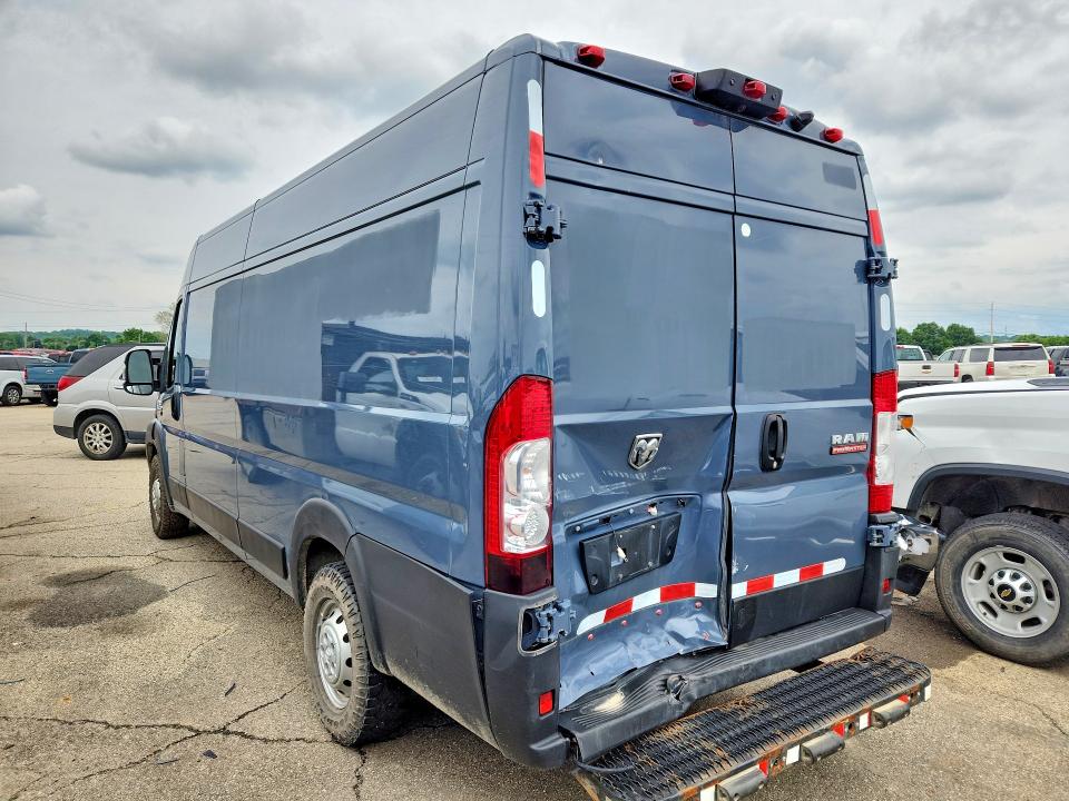 2021 Ram Promaster 3500 VIN 3C6MRVJGXME535681 COPART salvage auction — REAR END, Oh - Cert Of Title-Salvage, sold $2,600 on 2026-07-08 (photo 2)