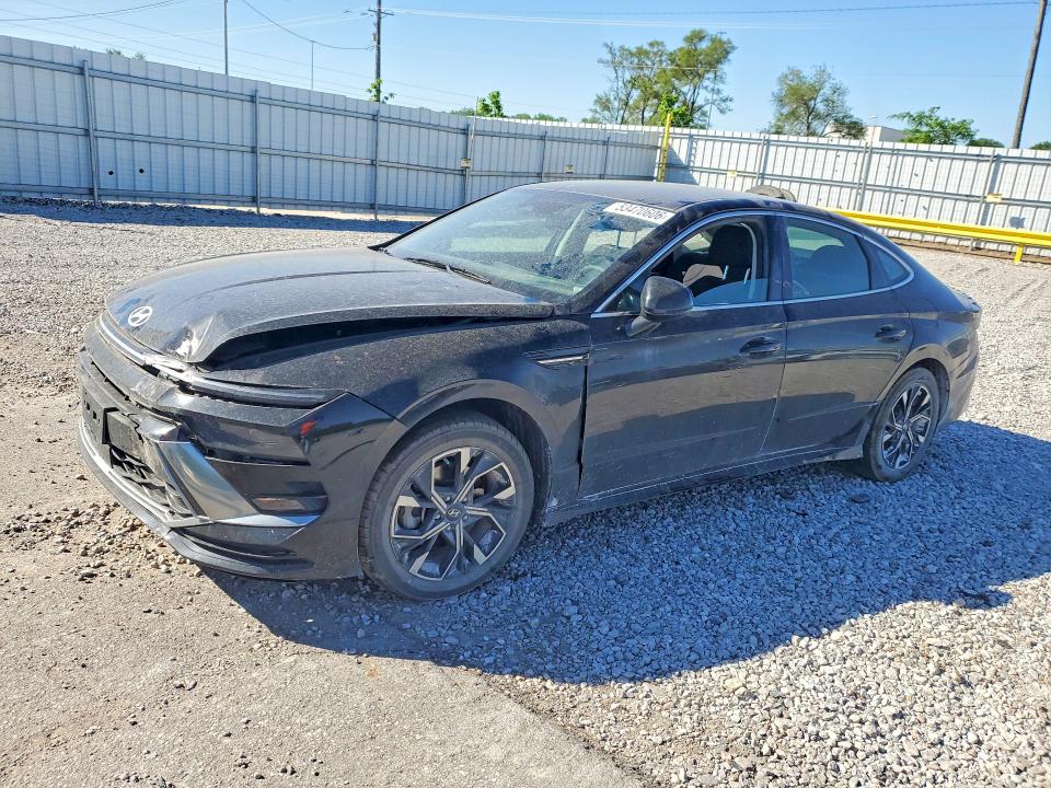 2025 Hyundai Sonata VIN KMHL64JA1SA429523 COPART salvage auction — FRONT END, Ia - Cert Of Title-Salvage Title, sold $7,600 on 2026-07-17 (photo 1)
