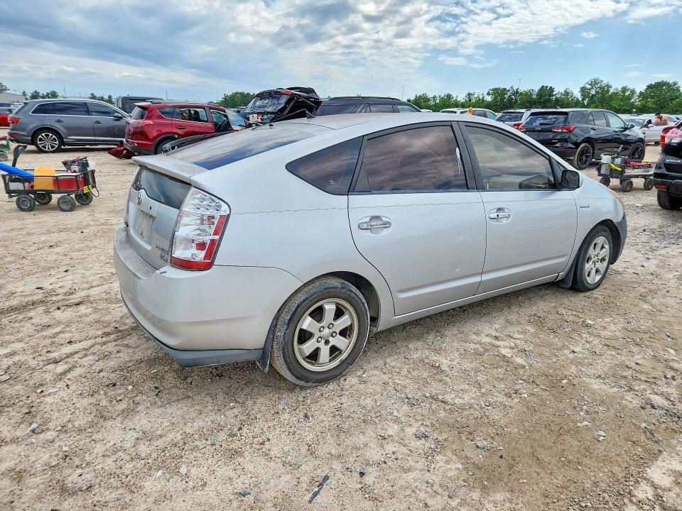 2007 Toyota Prius VIN JTDKB20U977089151 COPART salvage auction — MINOR DENT/SCRATCHES, TX - CERT OF TITLE-REBLT SLVG FLOOD (P), sold $250 on 2026-07-31 (photo 3)