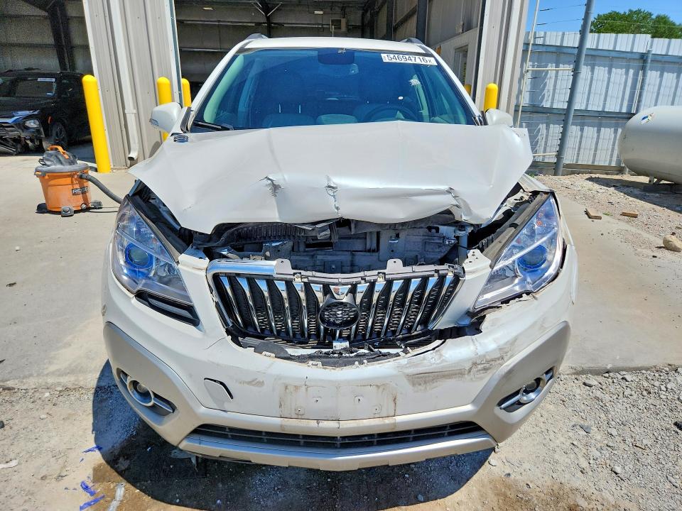 2015 Buick Encore VIN KL4CJGSBXFB226071 COPART salvage auction — FRONT END, NE - CERT OF TITLE-SALVAGE, sold $2,100 on 2026-07-07 (photo 5)