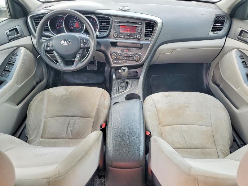 2013 Kia Optima VIN KNAGM4A7XD5327517 COPART salvage auction — REAR END, Tx - Salvage Vehicle Title, sold $1,100 on 2026-07-31 (photo 8)
