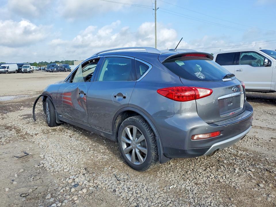 2017 Infiniti VIN JN1BJ0RR7HM413001 COPART salvage auction — FRONT END, Tx - Salvage Vehicle Title, sold $1,050 on 2026-07-06 (photo 2)