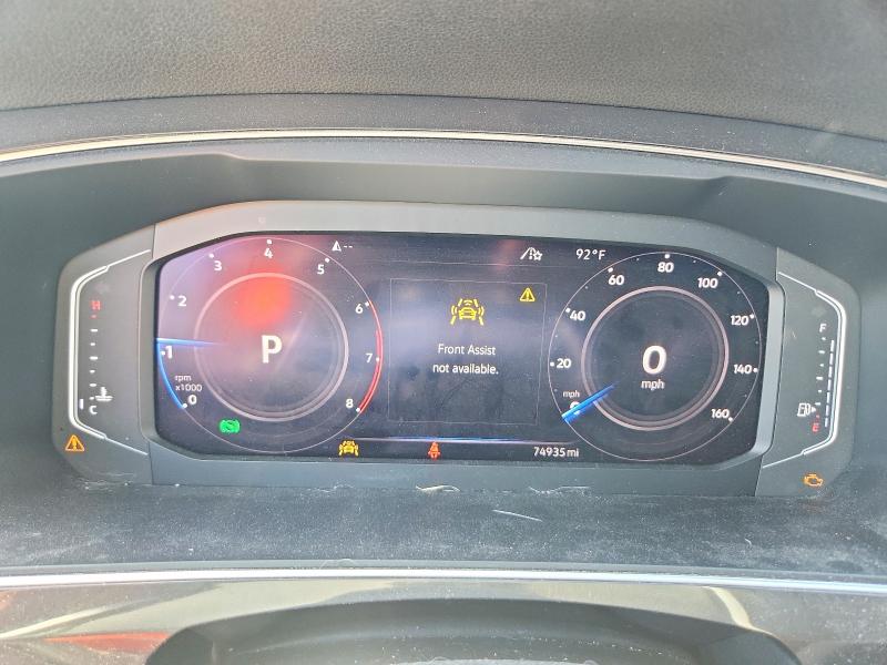 2020 Volkswagen Tiguan VIN 3VV4B7AX6LM047455 COPART salvage auction — FRONT END, Wi - Cert Of Title-Salvage Vehicle, sold $8,900 on 2026-07-28 (photo 9)