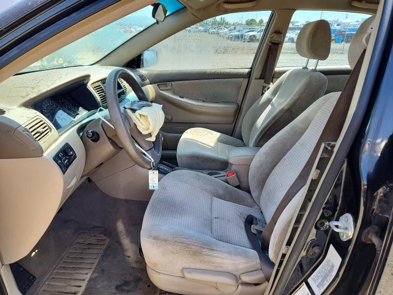 2005 Toyota Corolla VIN JTDBR32E952052313 COPART salvage auction — FRONT END, Or - Salvage Title Certificate, sold $325 on 2026-07-07 (photo 7)