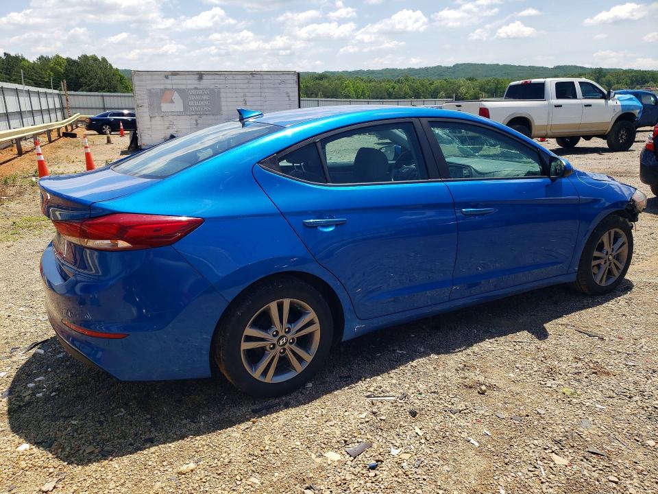 2017 Hyundai Elantra VIN KMHD84LF6HU401862 COPART salvage auction — FRONT END, Va - Cert Of Title - Salvage, sold $2,150 on 2026-07-10 (photo 3)