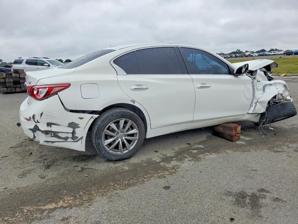 2014 Infiniti Q50 VIN JN1BV7AP8EM677282 COPART salvage auction — FRONT END, Ca - Salvage Certificate, sold $250 on 2026-07-14 (photo 3)