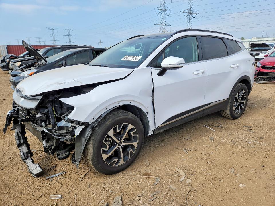 2025 Kia VIN 5XYK3CDF9SG304666 COPART salvage auction — FRONT END, Il - Salvage Certificate, sold $3,150 on 2026-07-28 (photo 1)