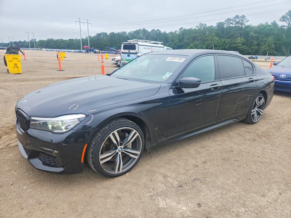 2018 BMW 7er VIN WBA7E2C57JG743313 COPART salvage auction — ROOF, Id - Salvage Certificate Of Title, sold $5,600 on 2026-07-17 (photo 1)