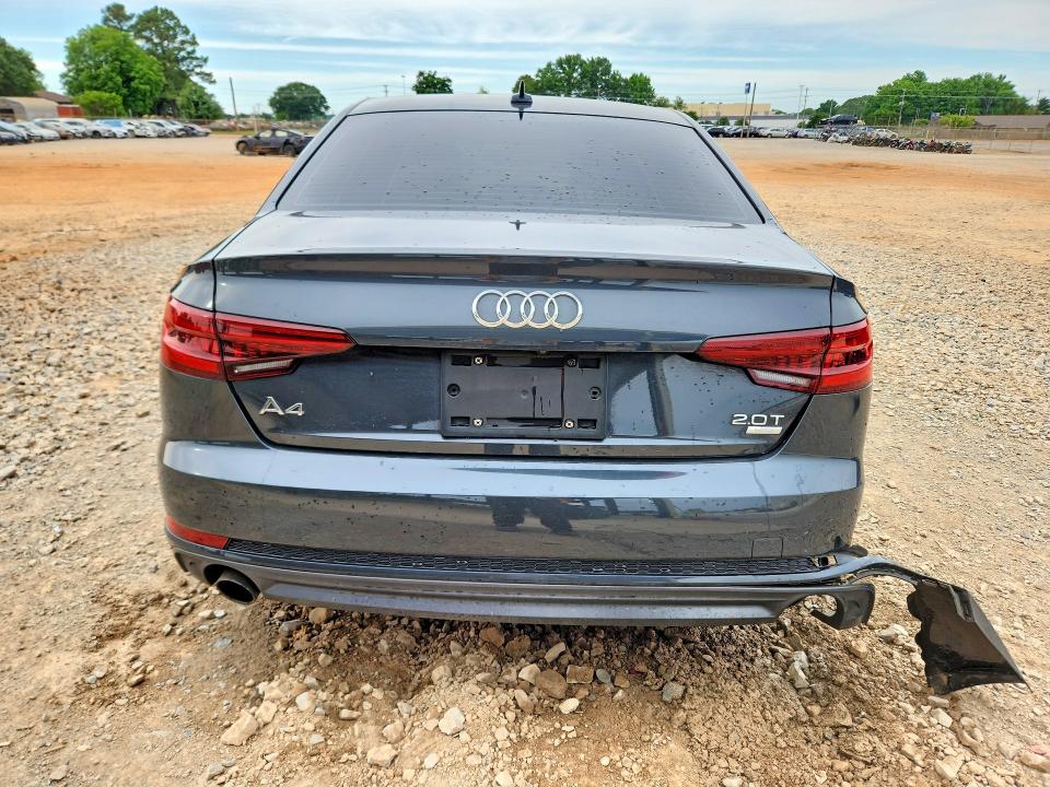 2018 Audi A4 VIN WAUKMAF40JA118667 COPART salvage auction — REAR END, AL - CERT OF TITLE-SALVAGE TITLE, sold $2,800 on 2026-07-08 (photo 6)