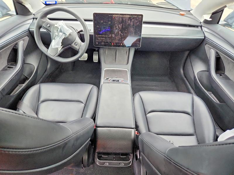 2023 Tesla VIN 5YJ3E1EC8PF509904 COPART salvage auction — FRONT END, Tx - Salvage Vehicle Title, sold $2,700 on 2026-07-24 (photo 8)